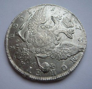 Рубль 1773г. кладовый!!!
