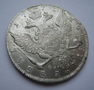 Рубль 1773г. кладовый!!!