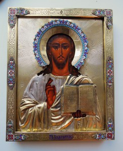 Икона "Господь Вседержитель", 84, эмаль.