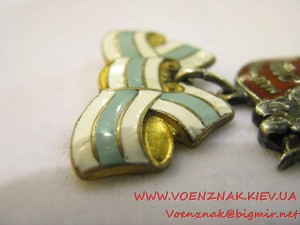 Орден "Материнская слава" 1й степени, колодка с контррельефо