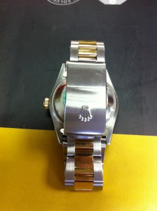 ROLEX oyster date 15203 steel-18kt-gold