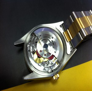 ROLEX oyster date 15203 steel-18kt-gold