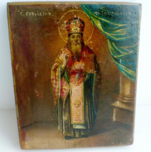 Икона Спиридон Тримифунтский.