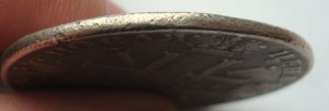 рубль Петра I "Солнечник" 1724 года