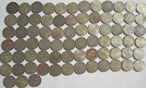 Финляндия 50 пенни 75 шт. 1871-1917 Хорошие Много в Люксе