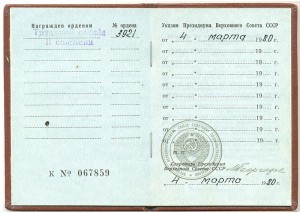 3 Дока полного кавалера Трудовых слав