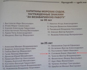 ОР + ТКЗ с док на капитана дальнего плавания.