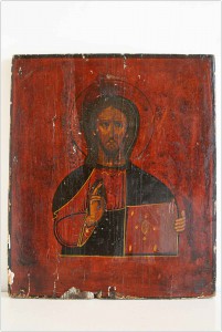 Лот из 3 икон. Вседержитель, Знамение ПБ, Св.Ник.Чудотворец