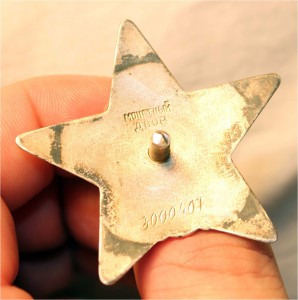 Красная Звезда 3000407 НЕ НОШЕНА 2руки с пальцами Эмали ЛЮКС