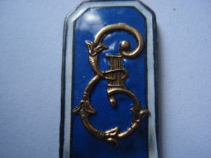 Жетон-погончик ( серебро,золото,клейма )