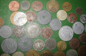Сток монет мира, из расчёта 14 евро за 1 кг.