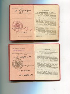 У-ния к медали За  Доблестный Труд-много