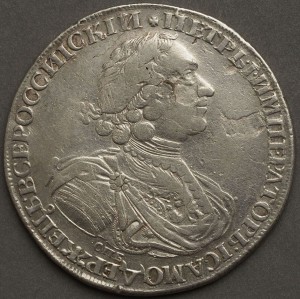 Рубль 1724 года .