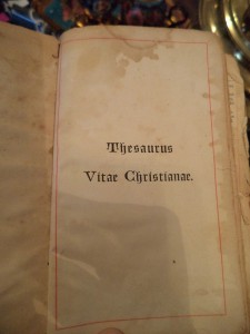 thesaurus Vitae Christianae 1894