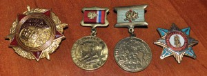 Два ВЕТЕРАНСКИХ знака и ДВЕ медали