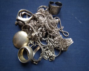 Лом серебра. 100 гр. 925 пр.