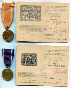 Сталинград и 3 польские награды на советского офицера