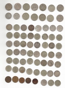 погодовка разные наминалы 330 монет (все разные)
