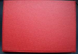 Папка в коробке к грамоте ПВС СССР о вручении знамени В/Ч