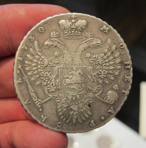 Рубль 1730 г.