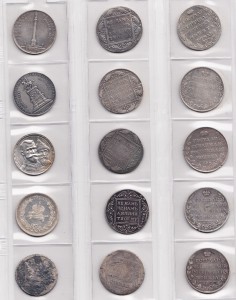 Продам рубли 14 шт 1739 - 1859