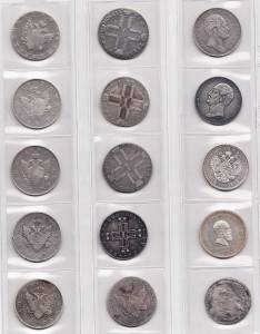 Продам рубли 14 шт 1739 - 1859