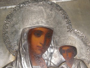 Богородица Озорянская в серебре 84 проба