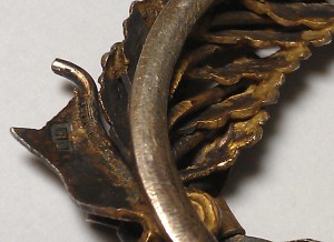 Деталь от царского знака Морское императорское училище ?