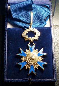 Франция Орден Нац. Заслуг коммандор. позолоч. серебро
