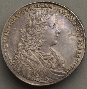РУБЛЬ  1728 года .