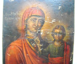 Икона "Богородица с младенцем"