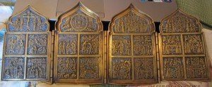 Складень 4-х створчатый. Эмаль. Продажа.