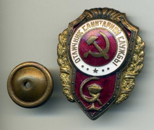 Отличник санитарной службы с доком