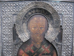 Николай Угодник. Серебро. 1873г.