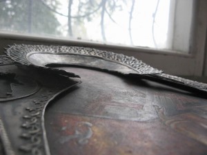 Николай Угодник. Серебро. 1873г.