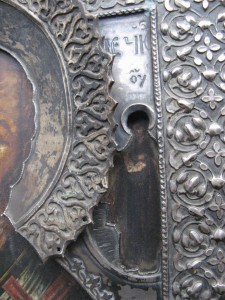 Николай Угодник. Серебро. 1873г.