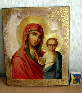 Икона Божья Матерь сусалка