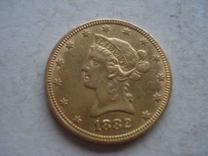 10 долларов 1882г.