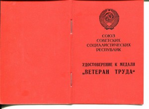 док За трудовую доблесть, Георгадзе, док Ветеран Труда