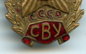 Знак СВУ на застежке
