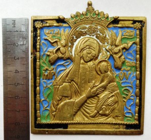 Страстная икона Богородицы - 4х цветка