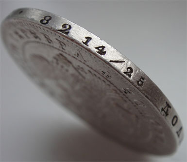 Монета Рубль 1844 МW (штемпель)