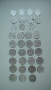 10,15,20 коп -советы. Одним лотом. Серебро.