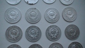 10,15,20 коп -советы. Одним лотом. Серебро.