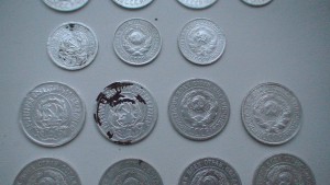 10,15,20 коп -советы. Одним лотом. Серебро.