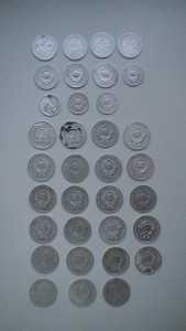 10,15,20 коп -советы. Одним лотом. Серебро.