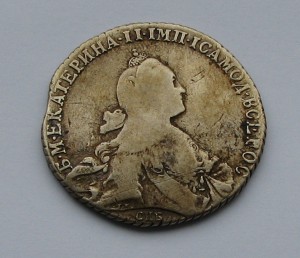МОНЕТА РУБЛЬ,1771г