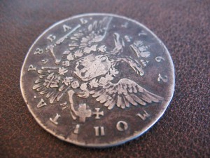 1 руб. 1762 г. Петр III.