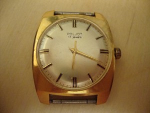 Мужские часы POLJOT. AU - 10. 17 камней. 1-й МЧЗ .