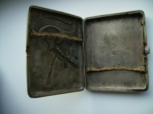 Портсигар "Крепи оборону СССР" 30годов.